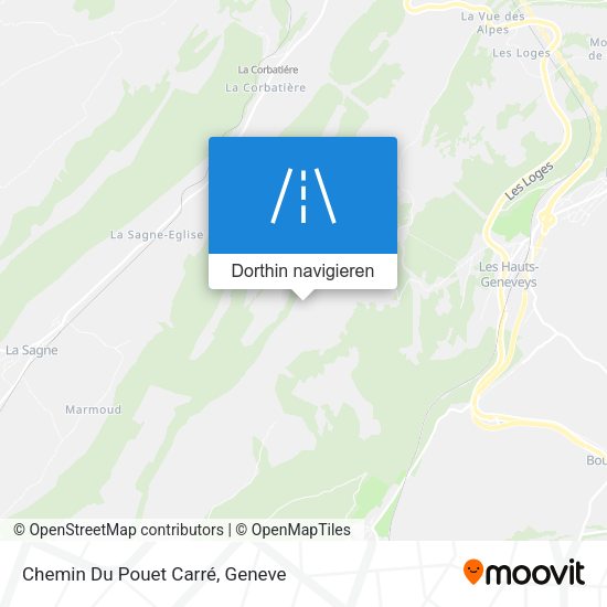 Chemin Du Pouet Carré Karte