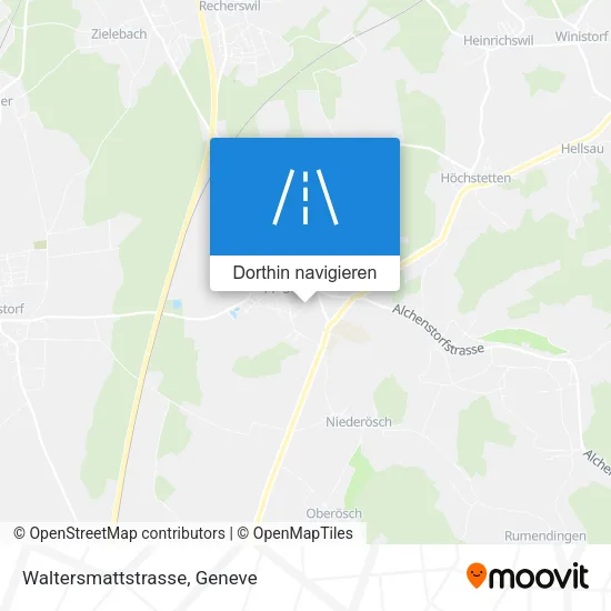 Waltersmattstrasse Karte