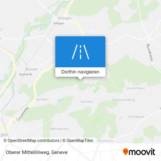 Oberer Mittelöliweg Karte