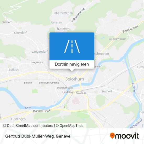 Gertrud Dübi-Müller-Weg Karte