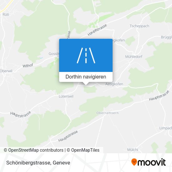 Schönibergstrasse Karte