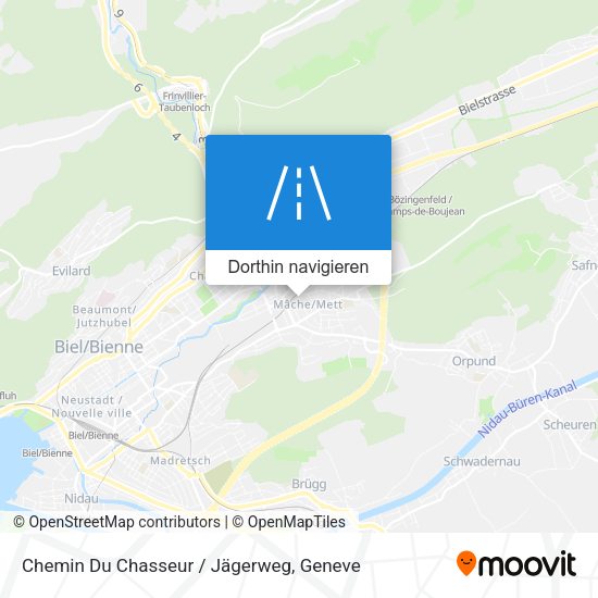 Chemin Du Chasseur / Jägerweg Karte