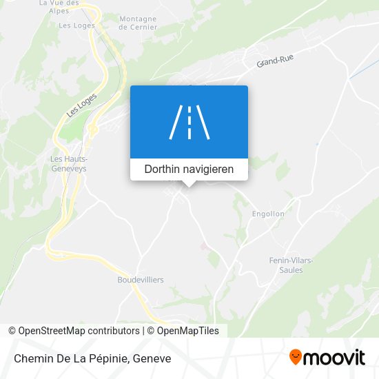 Chemin De La Pépinie Karte