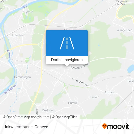 Inkwilerstrasse Karte