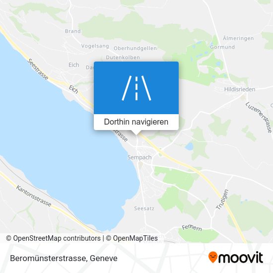 Beromünsterstrasse Karte