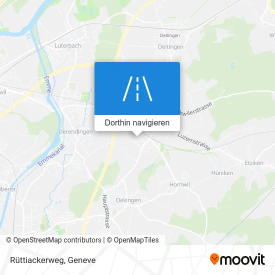 Rüttiackerweg Karte