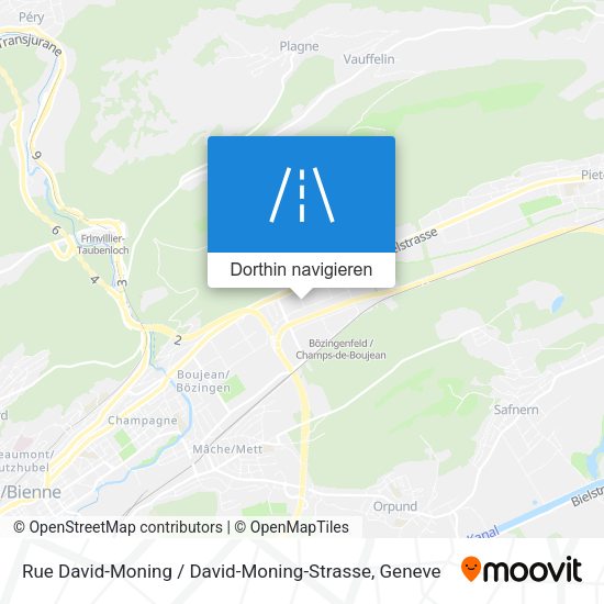Rue David-Moning / David-Moning-Strasse Karte