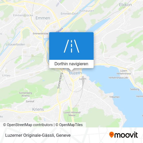 Luzerner Originale-Gässli Karte