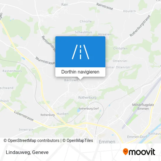 Lindauweg Karte