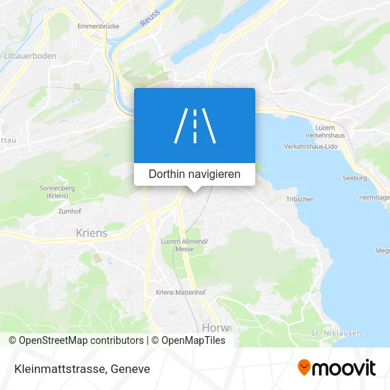 Kleinmattstrasse Karte