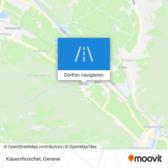 Käsernhoschet Karte