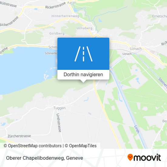 Oberer Chapelibodenweg Karte