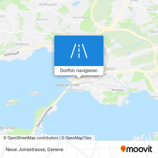 Neue Jonastrasse Karte
