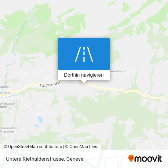 Untere Riethaldenstrasse Karte