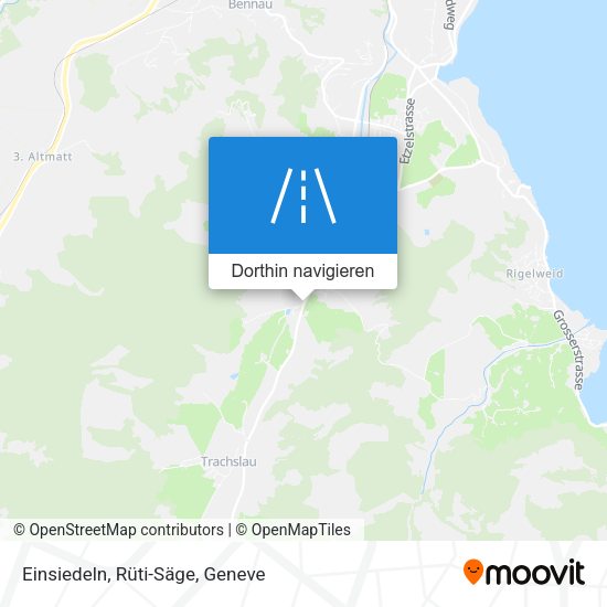 Einsiedeln, Rüti-Säge Karte
