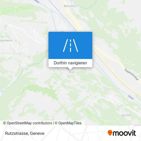 Rutzstrasse Karte