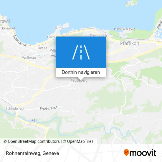 Rohnenrainweg Karte