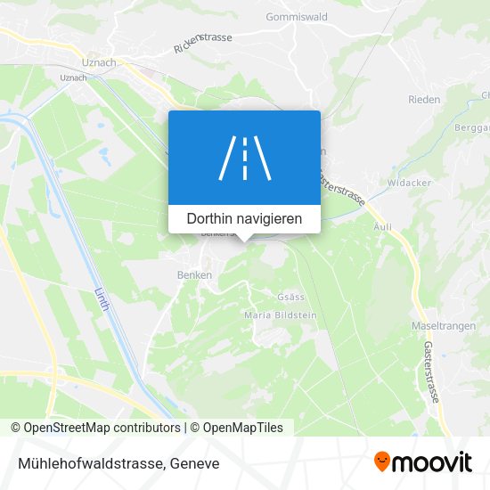 Mühlehofwaldstrasse Karte