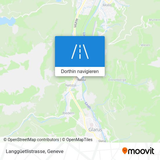 Langgüetlistrasse Karte