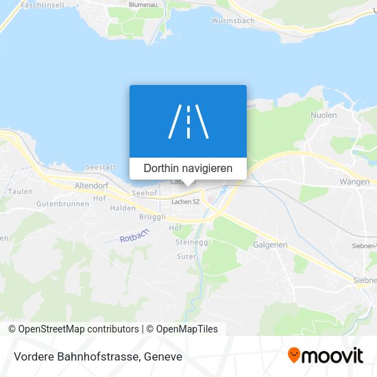 Vordere Bahnhofstrasse Karte