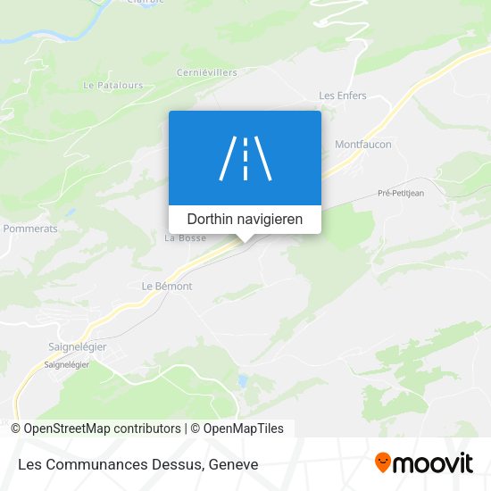Les Communances Dessus Karte