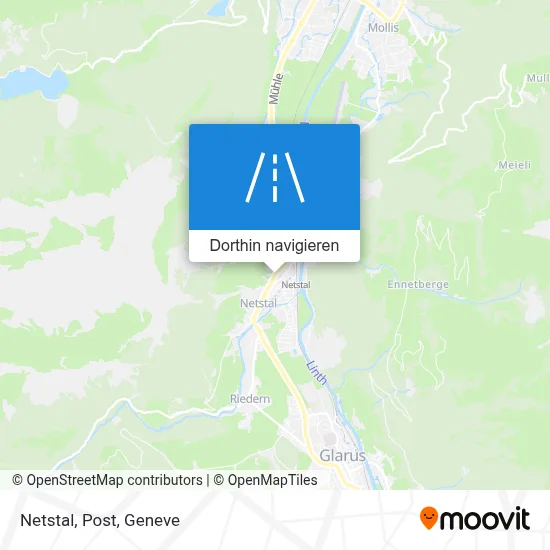 Netstal, Post Karte