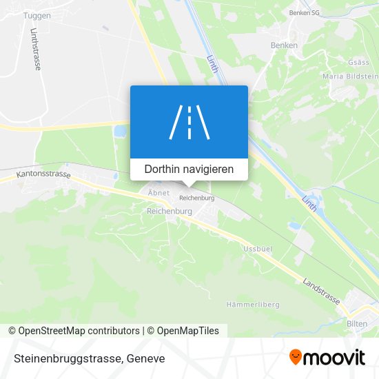 Steinenbruggstrasse Karte