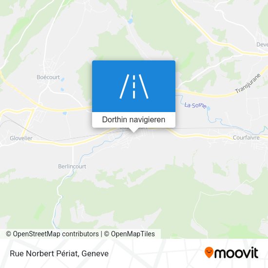 Rue Norbert Périat Karte