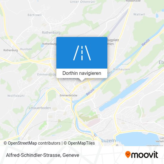 Alfred-Schindler-Strasse Karte