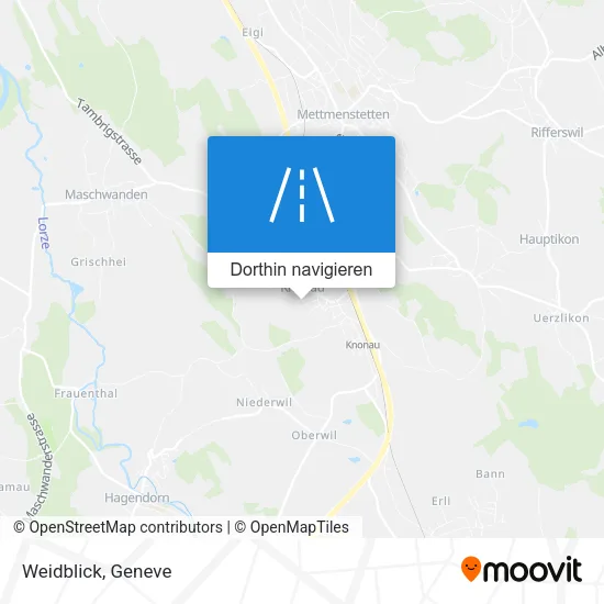 Weidblick Karte