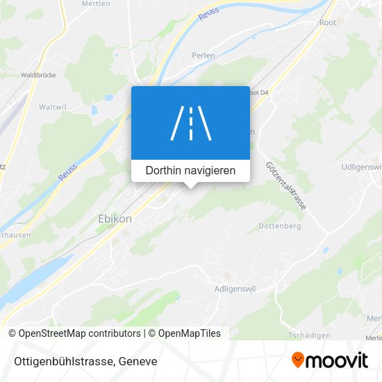 Ottigenbühlstrasse Karte