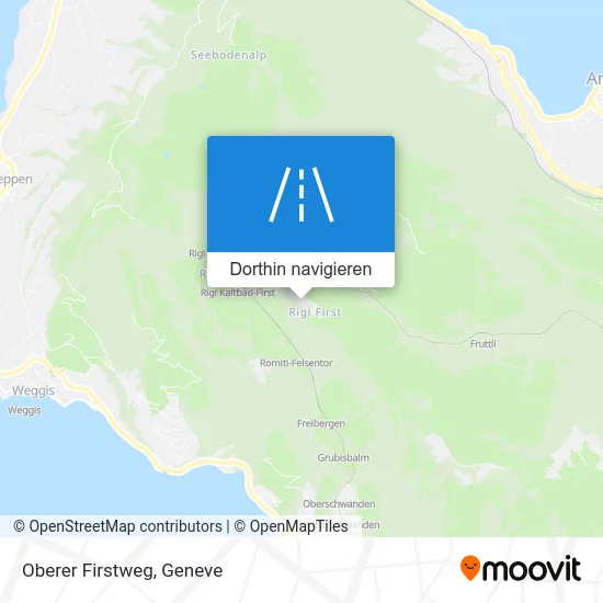 Oberer Firstweg Karte