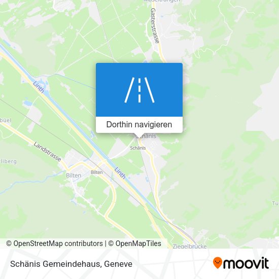 Schänis Gemeindehaus Karte