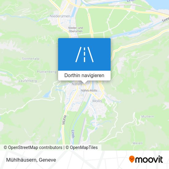 Mühlhäusern Karte