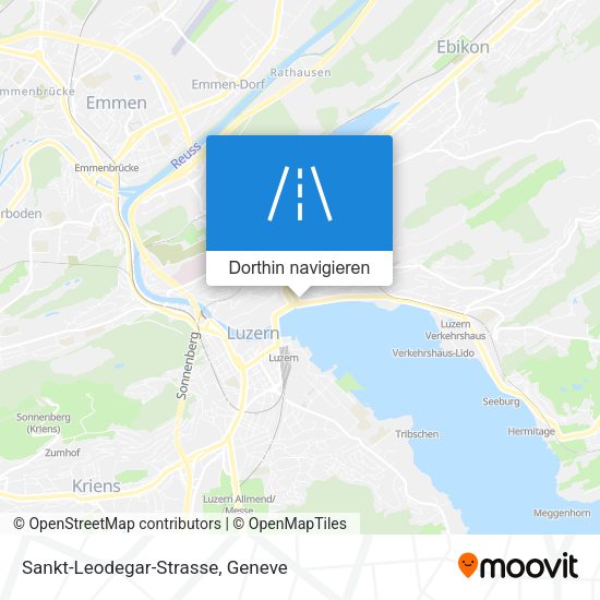 Sankt-Leodegar-Strasse Karte