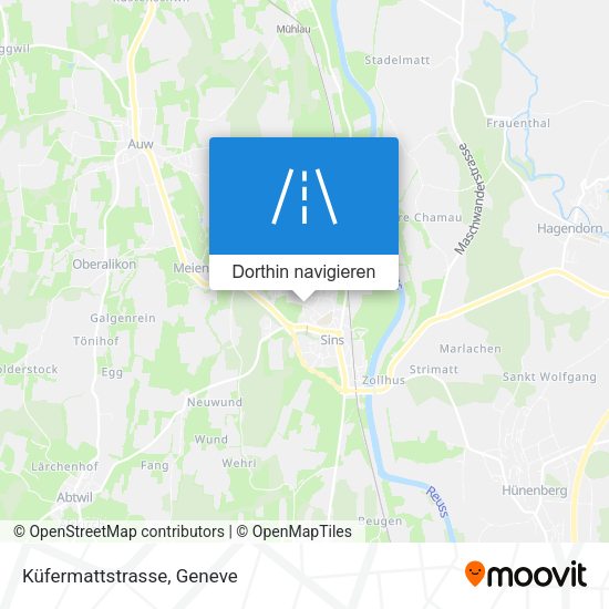 Küfermattstrasse Karte