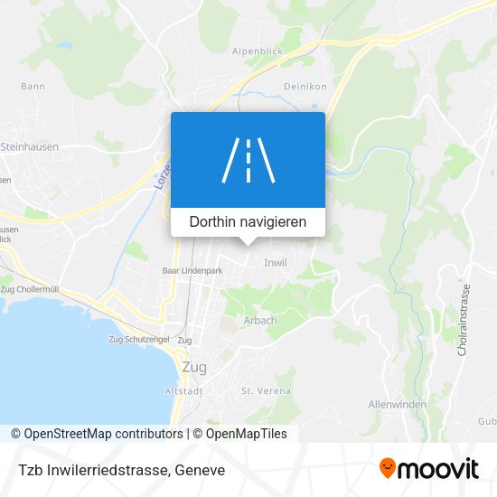 Tzb Inwilerriedstrasse Karte