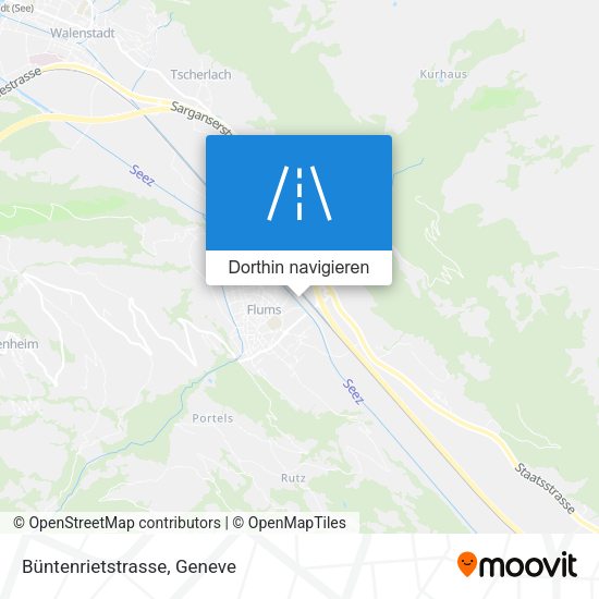 Büntenrietstrasse Karte