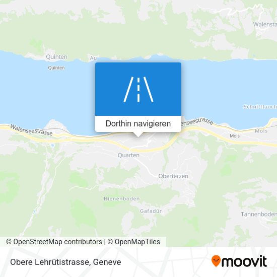 Obere Lehrütistrasse Karte