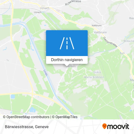 Bärwiesstrasse Karte