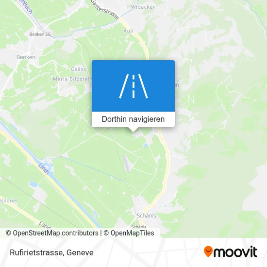 Rufirietstrasse Karte