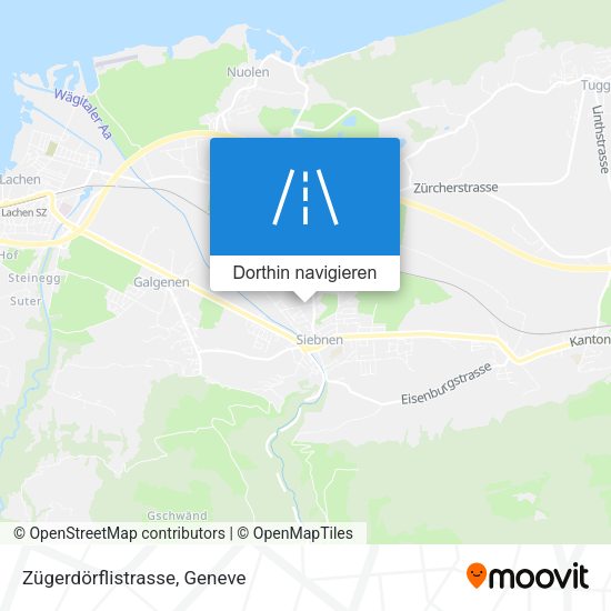 Zügerdörflistrasse Karte