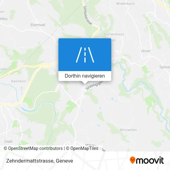 Zehndermattstrasse Karte