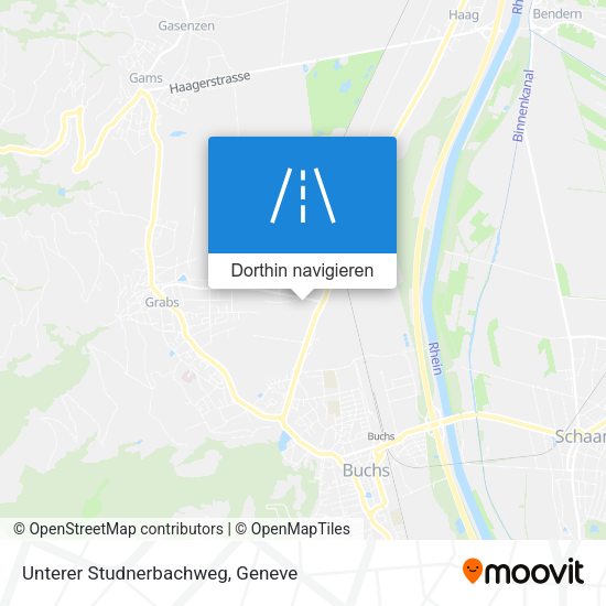 Unterer Studnerbachweg Karte