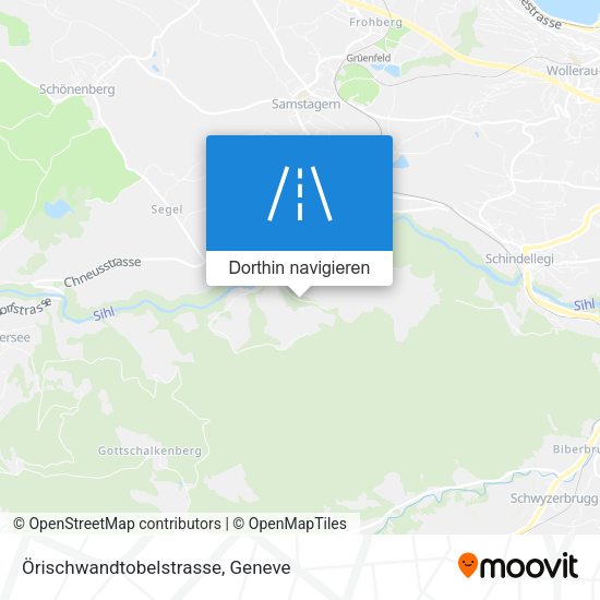 Örischwandtobelstrasse Karte