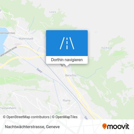 Nachtwächterstrasse Karte