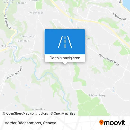 Vorder Bächenmoos Karte