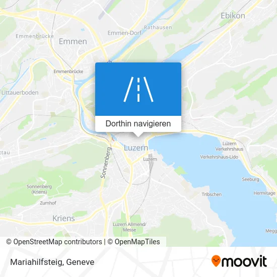 Mariahilfsteig Karte