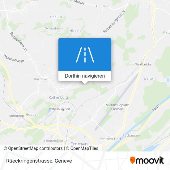 Rüeckringenstrasse Karte