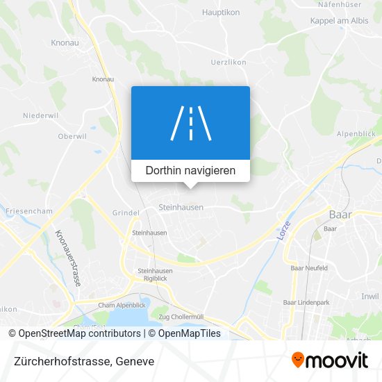 Zürcherhofstrasse Karte